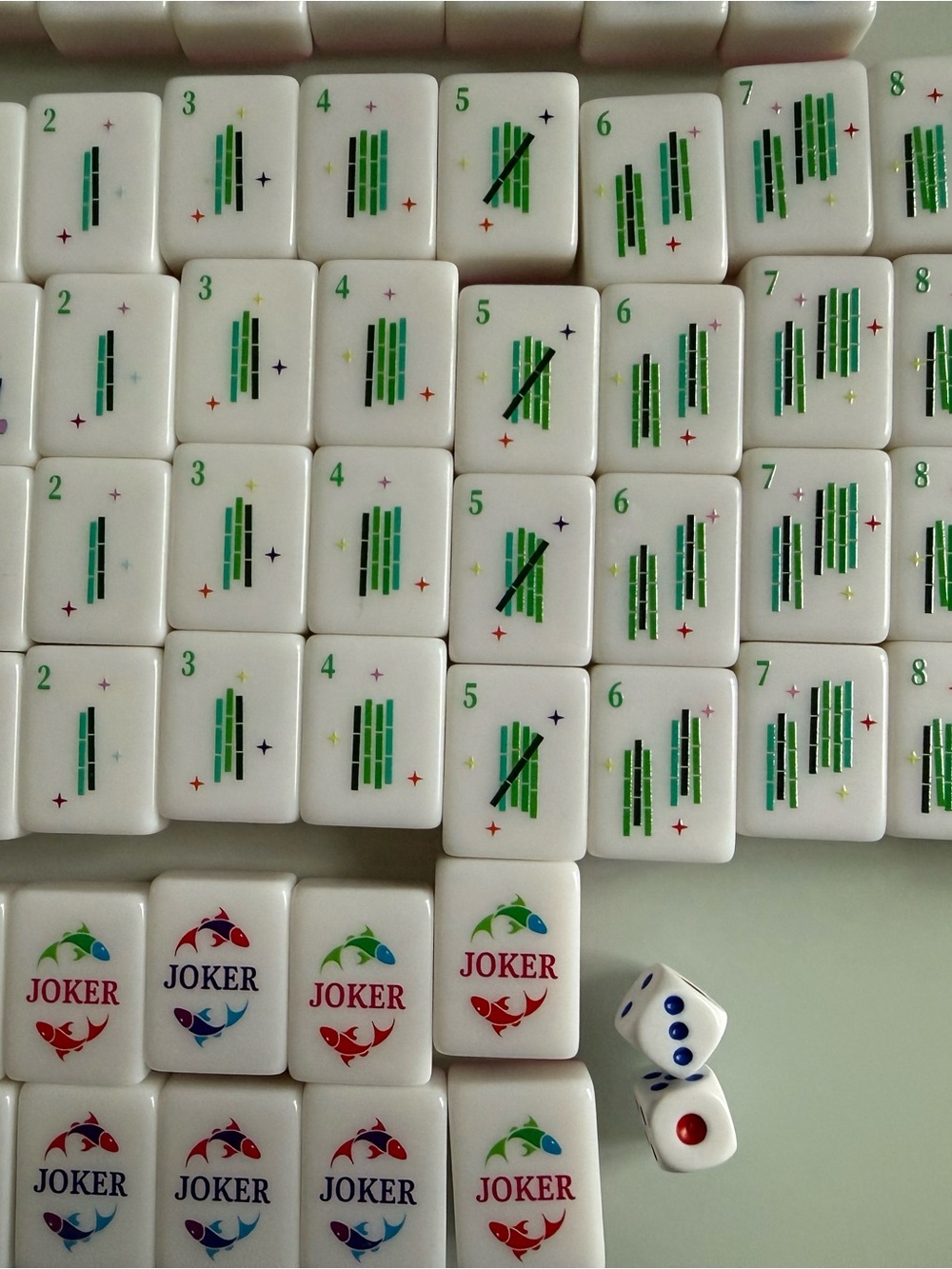 American Mahjong tile Set - punk and white - Picture 5 of 11
